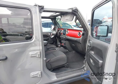 2021 Jeep Wrangler Unlimited Rubicon 4X4 z USA, uszkodzony, nr VIN 1C4HJXFNXMW744400